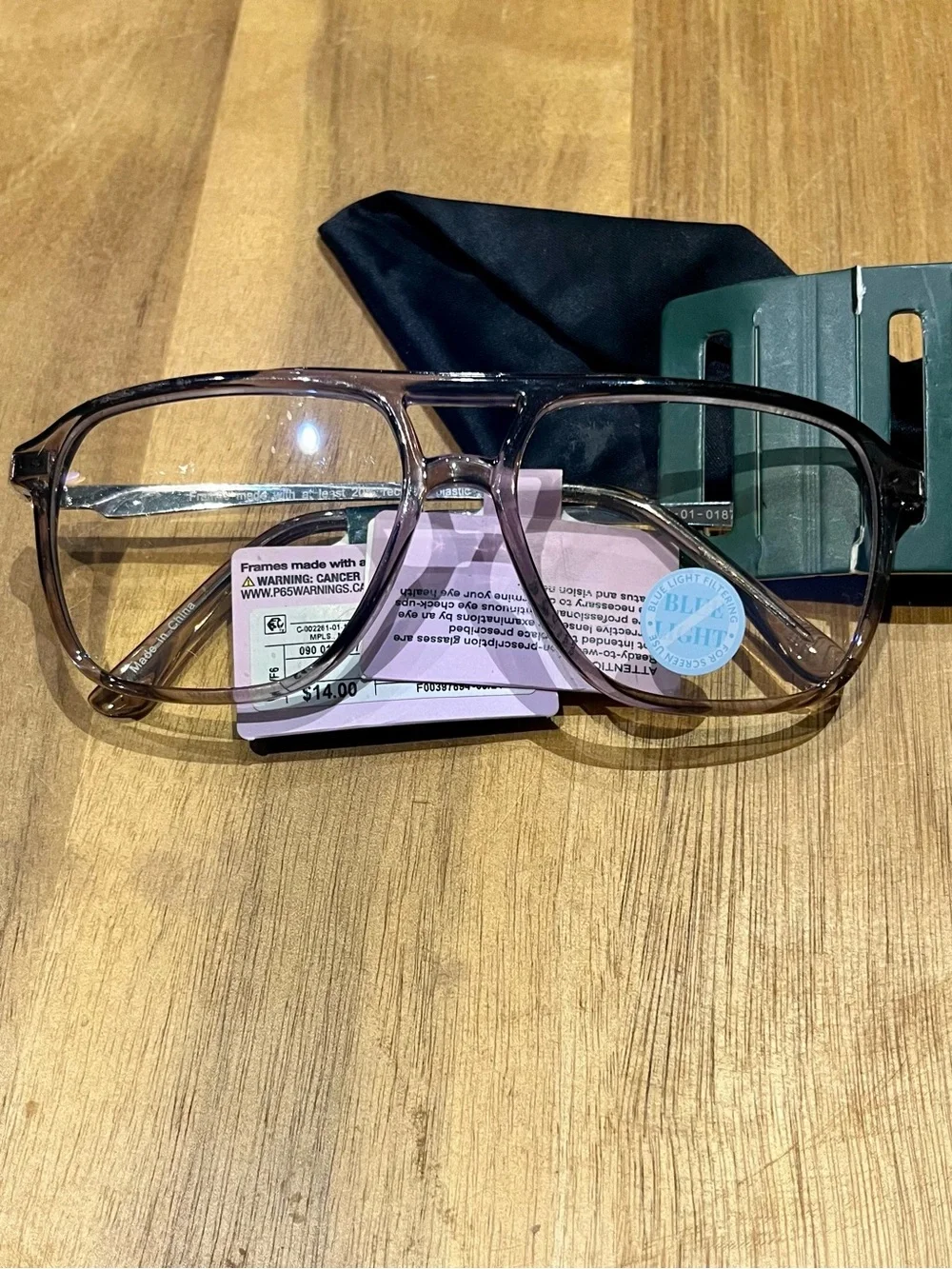 Wild Fable - Translucent Brown Tinted Framed Blue Light Filtering Glasses
